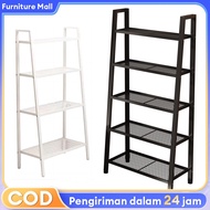 Furniture Rak Besi 4 Tingkat Rack Metal Tempat Penyimpanan Serbaguna Rak Pajangan Barang Dokumen Ars