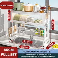 Rak Dapur Rak Sinki Dapur Sink Dish Drainer Storange Rack Stainless Steel Rak Pinggan Dish Rack Rak 