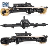 CNC Machined Aluminum High Clearance Straight Steering Axle for Class 3 Scalers 4WS 1/10 RC Crawler 