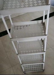 小推車置物架落地客廳厨房浴室移動多層零食架卧室床頭收納儲物架