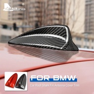 AIRSPEED for BMW E82 E46 E90 E92 M3 Accessories Real Carbon Fiber Car Roof Shark Fin Antenna Signal 