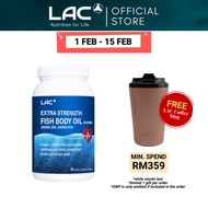 LAC Extra Strength Fish Body Oil 1000mg (90 Softgels) [Exp Dec 2027] 01404860