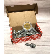 ( 100% FEBI GERMANY ) WHT001693 WHT002529 WHEEL BOLT VW TOUAREG PORSCHE CAYENNE E1 E2 AUDI Q7 M14X1.