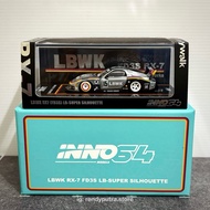 INNO64 CHASE Mazda FD3S RX7 LB-Super Silhouette LBWK Diecast Car Model