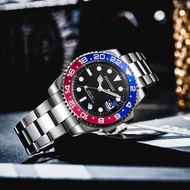 Waterproof Watch Men's Watch Watch Business Men's Watch High-End Niche Steel Band Dual Time Zone Men