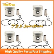 New 4 Sets STD Piston Kit With Ring MD304853 Fit For Mitsubishi 4D56 Engine 91.1MM