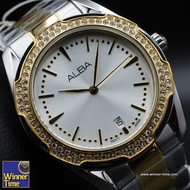 Winner Time นาฬิกา ข้อมือ ALBA New SIGNA THE REFLECTION OF JAPAN รุ่น AG8N32X รับประกันบริษัท ไซโก ประเทศไทย 1 ปี