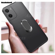 Motorola G06 Power Casing Case Macaron List Black Matte Slim Silicone Phone Case Cover