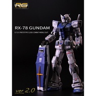 Model East Coast RG Original Gundam Ver 2.0 RX78 G3 Kit Model Skema Warna