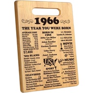 70th Birthday Gifts for Women Men, Happy 70 Year Old Birthday Gift Cutting Board for Her Him, Back I