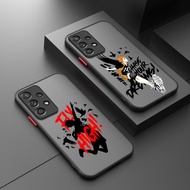 Haikyuu Love Volleyball Fly High Dream Matte Cell Phone Case For Samsung Galaxy A73 A72 A71 A70 A53 