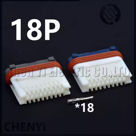 18 Pin automobiles motorcycles Waterproof connectors Wire harness plug 6188-0638 6188-0639 With pins