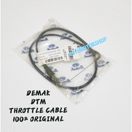 100% ORIGINAL DEMAK DTM150 DTM200 DTM 150 200 THROTTLE CABLE TALI MINYAK