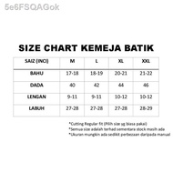 【NEW】❈✐▬[RESTOCK]‼️KEMEJA BATIK LELAKI LENGAN PENDEK Batik Shirt Baju Batik Lelaki Size Malaysia Batik Indonesia