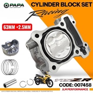 Y15 Y15ZR 63MM +2.5MM RACING BLOCK SET CYLINDER BLOCK SET DOME PISTON +2.5MM