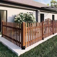 Anticorrosive Wood Fence Fence Fence Fence Compartment Outdoor Cement Floor Solid Wood Outdoor Garde