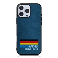 Case iphone 17 16 15 14 13 12 11 Mini Plus Pro Max TPU Rubber Custom RWTH Aachen University German