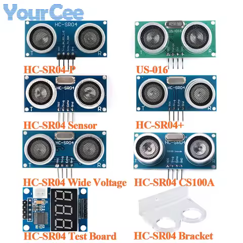 2pcs/1pc HC-SR04 Distance Ranging Sensor Module Ultrasonic Wave Detector CS100A HCSR04 HC SR04 Test 