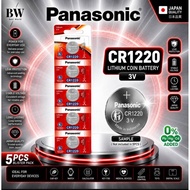Panasonic CR1220 Coin Batteries 5pcs