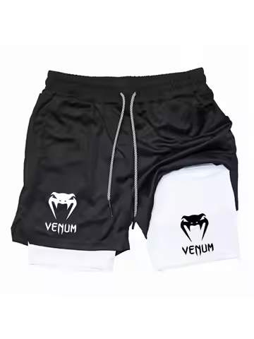 2026 Summer Sports Fashion Shorts 2-in-1 Gym Running Shorts Slow Running Leisure Sportswear Fitness 