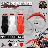FRONT FENDER CRF 150 250 SPAKBOARD FENDER HONDA MOTOR CROSS TRAIL SUPERMOTO SUPER MOTO DIRTBIKE PNP