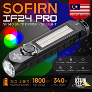 SOFIRN IF24 Pro - Flashlight 1800lm SFT40 Buck Driver RGB Light - ORIGINAL - Ready Stock in MALAYSIA