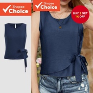 Casual Top Plain Asymmetrical Summer Tank Top for Women L123ED655