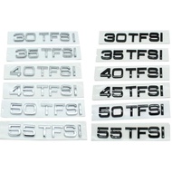 Car Sticker 30 35 40 45 50 55 TFSI Trunk Letters Logo Emblem Badge Decals For Audi A3 A4 A5 A6 A7 A8