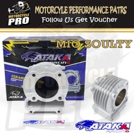 ATAKA 59MM Ceramics Cylinder Block Mio Soulty/Mio Sporty/Fino/Mio Soul115/Nouvo Excluding Pistons