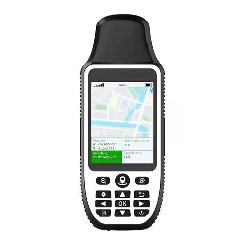 3CGRO-S190 Navigator Handheld GPS Land Meter For Hiking Featuring 3-Axis Compass,Multi-GNSS Support