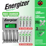 Energizer AA/AAA Maxi charger 12pcs Rechargeable Battery Universal 8 Slots LCD Display Smart NI-MH B