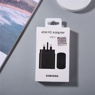 Original Samsung 45W PD Charger UK Super Fast Charging For Galaxy Z TriFold S25 Ultra A56 A55 A36 F5