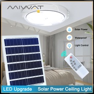 【SA  shop】 MIWAT Solar Led Light 50W/100W/200W/300W Modern Solar Indoor Ceiling Light with Remote Co