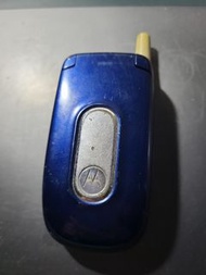 【古董】Motorola V171 摺疊手機/折疊手機/二手/撞色/藍色/銀色/骨董/二手