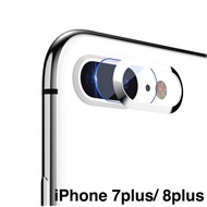 Anti Scratch Camera Lens Screen Protector iPhone 7Plus 8Plus + Tempered Glass Metal Ring Protector 7