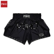 Muay Thai Shorts Super Nylon Series MMA Boxing Fighting Training Suit Black Panther II