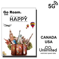 CANADA, USA, United States TRAVEL SIM CARD