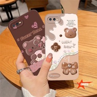 Oppo A3s C1 F1s A59 A1k C2 A39 A57 A71 A83 Silicone - Be4r C0klat Motif - Softcase - Tpu Protector