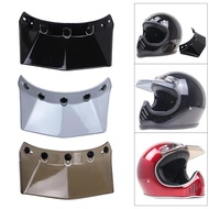 [kanye2dc] Vintage 5-Snap Motorcycle Helmet Visor Peak UV Sunshield Protector Shield