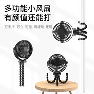 jisulife mini fan jisulife fan Pse Certified Small Fan Octopus Stroller Fan Handheld Fan Desktop Sil