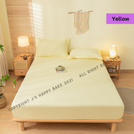 Cotton 3 in 1 /2 in 1/Bedsheet Single Queen King Cadar Getah Keliling Cadar Cotton Bedsheet Simple D