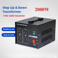 2000W Portable Step Up & Down Transformer 110V to 220V Power Transformer Household High Power Voltag