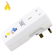 Uk Plug 13A Gfci Leakage Protection Plug Rcd Socket Home Circuit Breaker Cutout Power Trip Switch- U