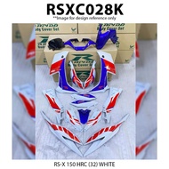 Cover Set Rapido RSX Honda 150 HRC (32) White RSX150 Accessories Motor SupraGTR RS-X RS-X150 Supra G