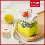 Eatkit Baby Training Cup 400ml Baby Safe BPA FREE Botol Minum Bayi Sedotan Cangkir Anak Karakter