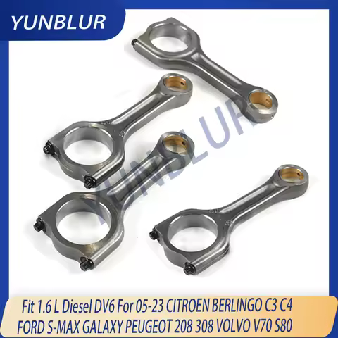 DV6 Engine Connecting Rod Kit Fit 1.6 L Diesel For 05-23 CITROEN BERLINGO C3 C4 FORD S-MAX GALAXY PE