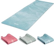 FLXBL Travel Yoga Mat and Top Layer - Thin, Light, Foldable and Washable