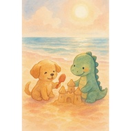 Taiwan Shipping Healing Series Puzzles 500 Pieces 1,000 200 Educational Toys DIY Children F64 8/8