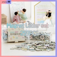 magnetic letter set 257 pcs infant magnet play magnet puzzle