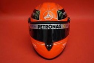 F1 7屆世界冠軍 舒馬克1991-2011 2012 Mercedes .PETRONAS 1/2安全帽.每頂6000